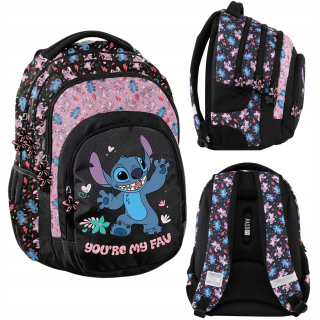 Viackomorový školský batoh Lilo a Stitch Paso, viacfarebný, 19 rokov